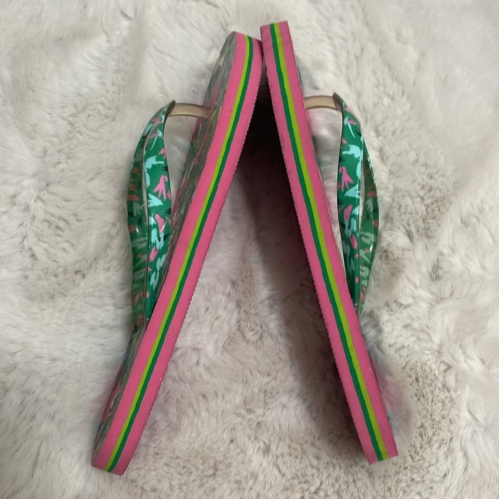Vera Bradley Floral Flip Flops